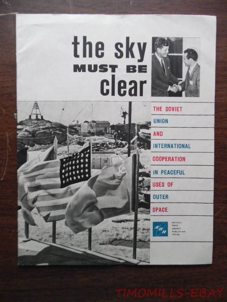 1964 Sky Must Be Clear Soviet Union Peaceful Uses Of Space Propaganda Gagarin 1964 Sky Must Be Clear Soviet Union Peaceful Uses Of Space Propaganda Gagarin
