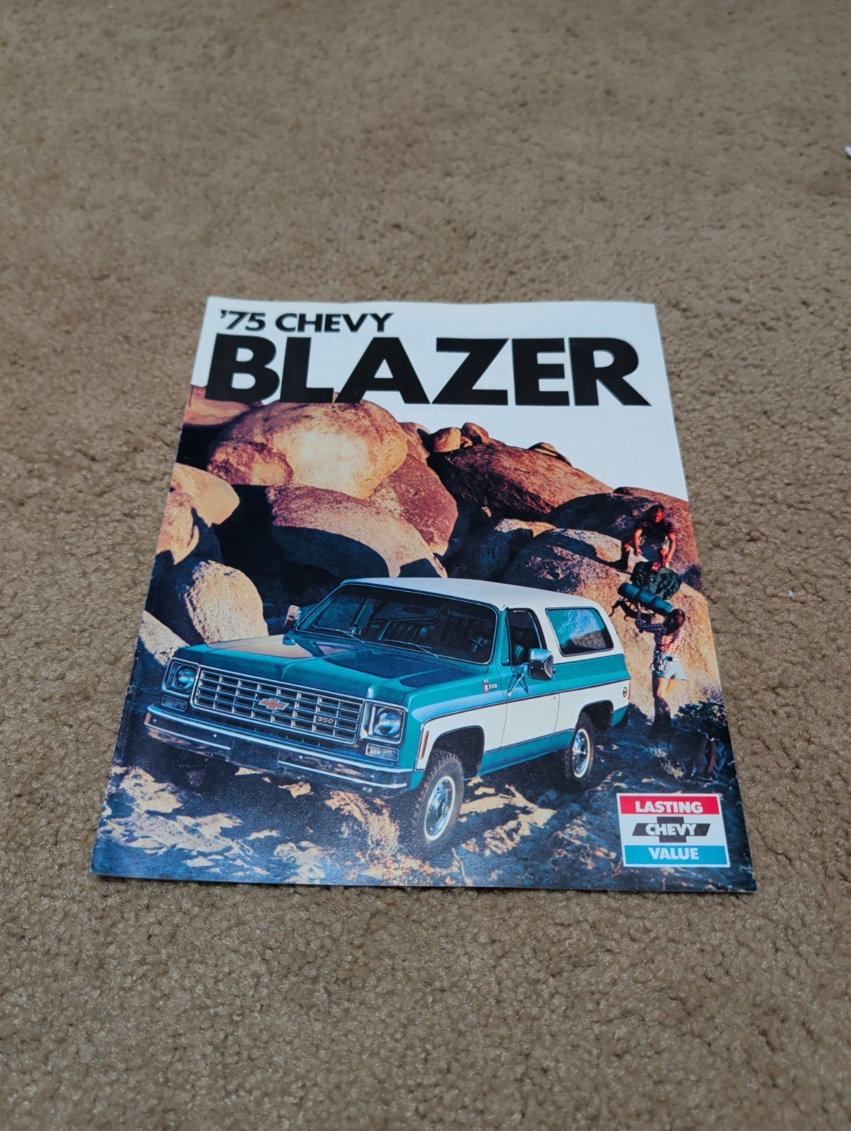 Original Vintage 1975 Chevy Blazer Brochure 75 CHEVROLET K5