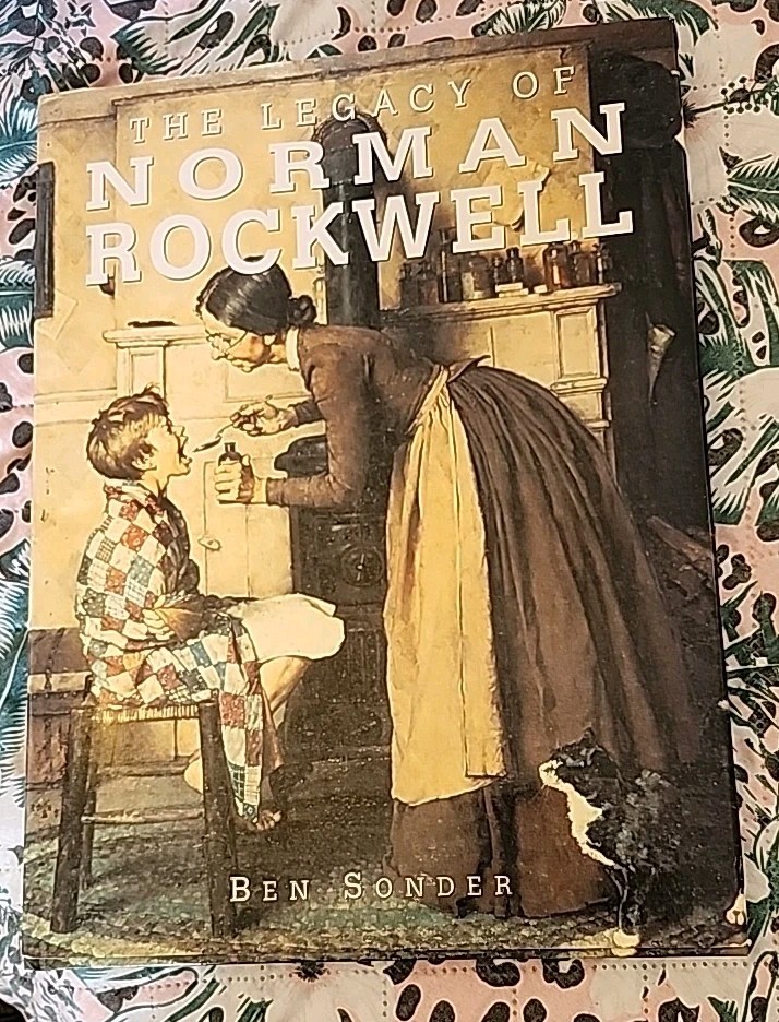 Norman Rockwell Book VG PLUS CONDITION Hardcover LG 15x11  US OBO 