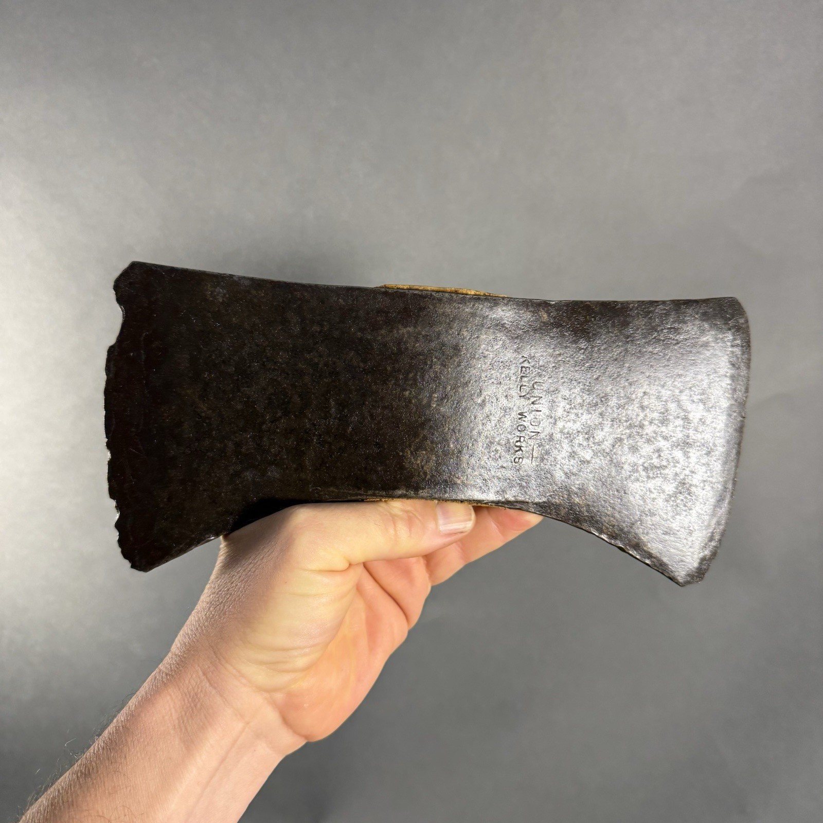Vintage —UNION—Kelly 3lb 9oz Western Felling Pattern Double Bit Axe