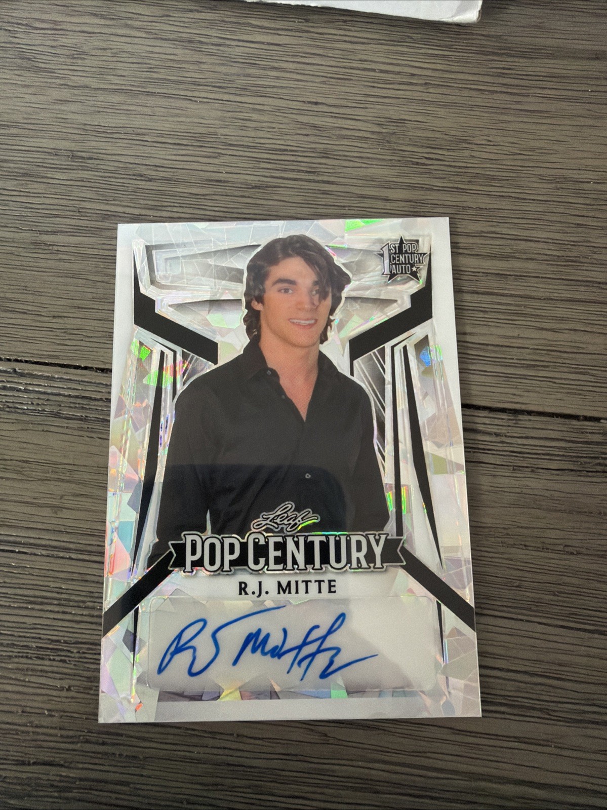 RJ Mitte 2023 Leaf Pop Century Silver AUTO INSERT 2/25