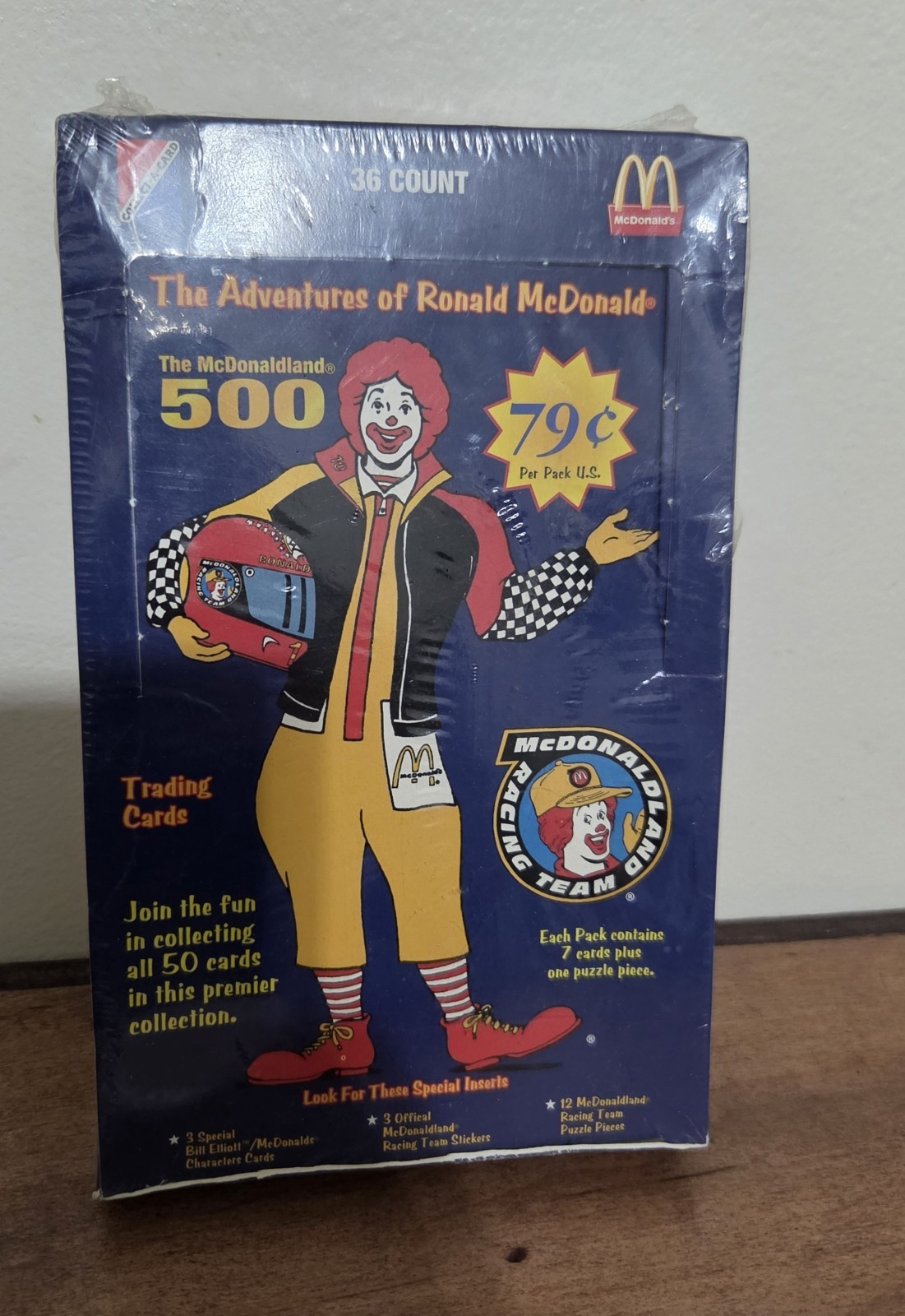 1996 McDonald's The Adventures of Ronald McDonald Trading Card Hobby Box Sealed