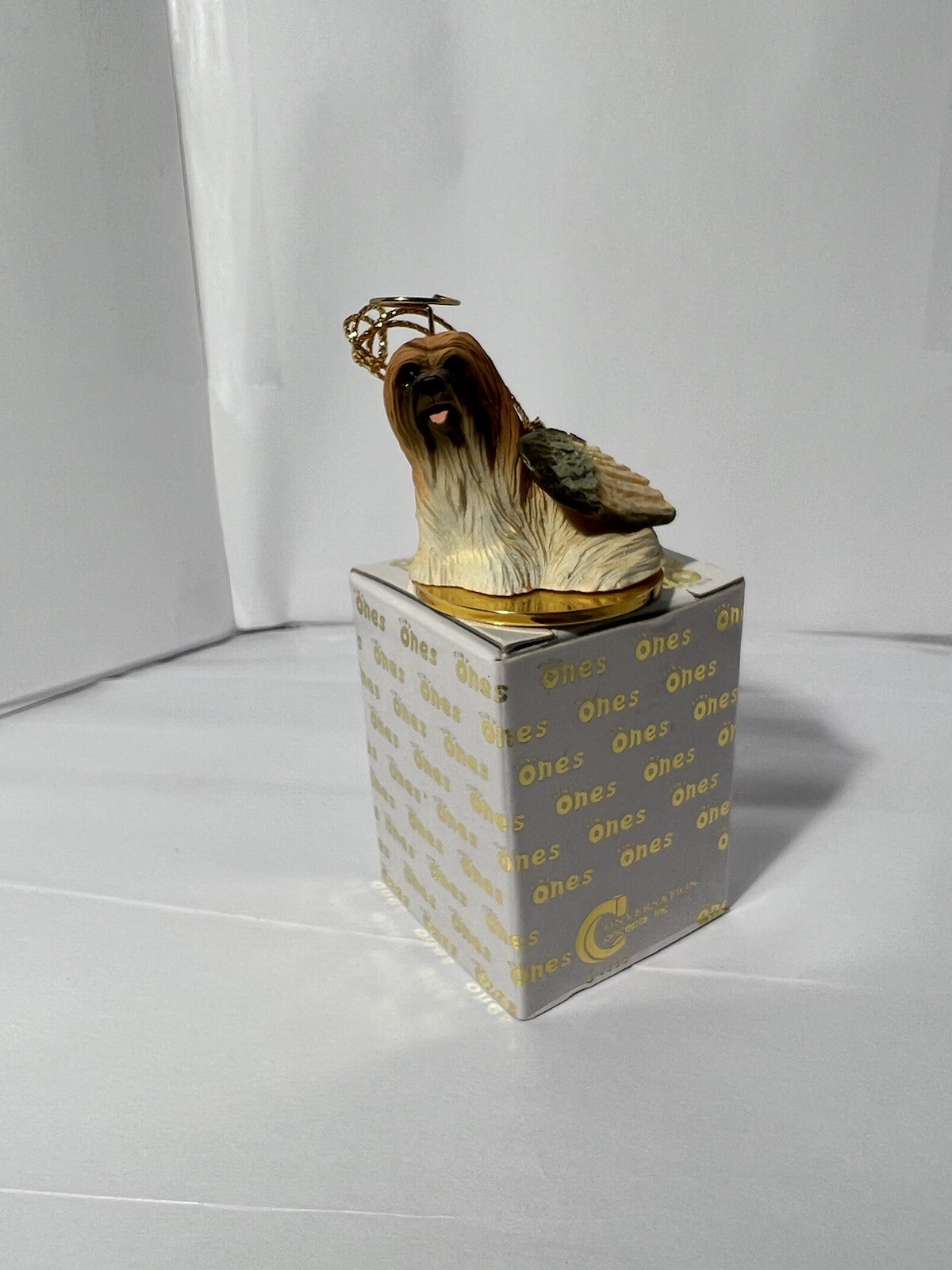 Tiny Ones Conversation Concepts Angel Dog Ornament LHSA APSO Brown DTA-10B 
