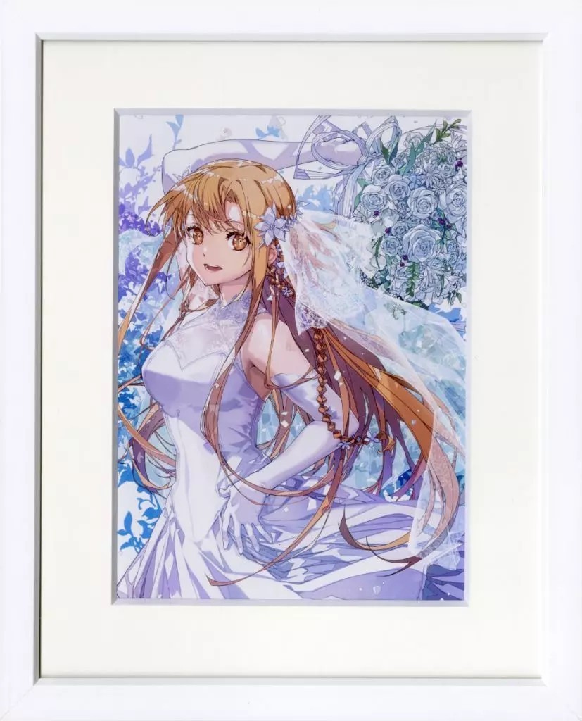 [Framed Chara Fine Graph] Asuna Sword Art Online Kuji Lottery S Prize A5 size