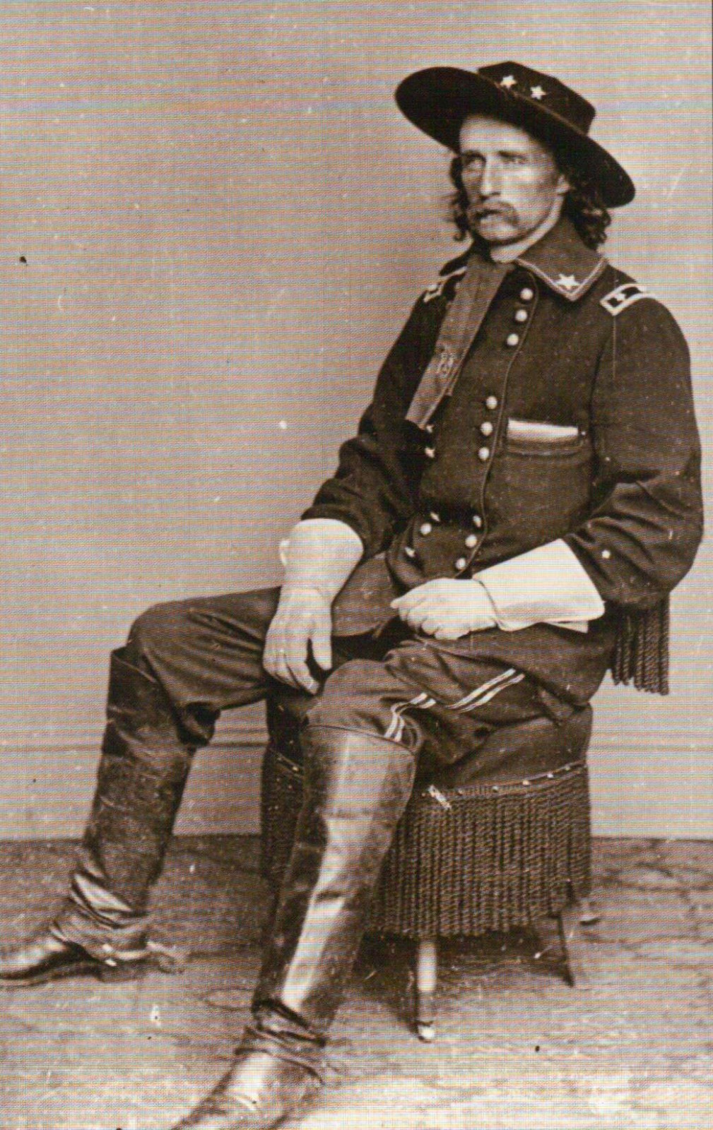 General George Armstrong Custer United States Federal Army -- Civil War Postcard