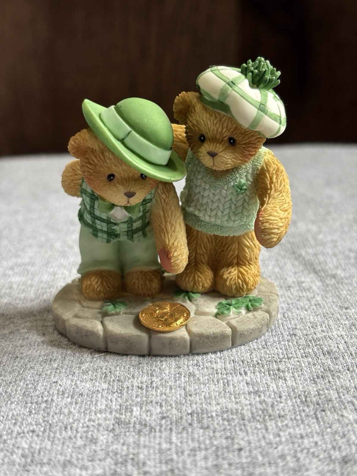 Cherished Teddies Luck Is Always Right In Front Of You figurine 869333 Mini RARE