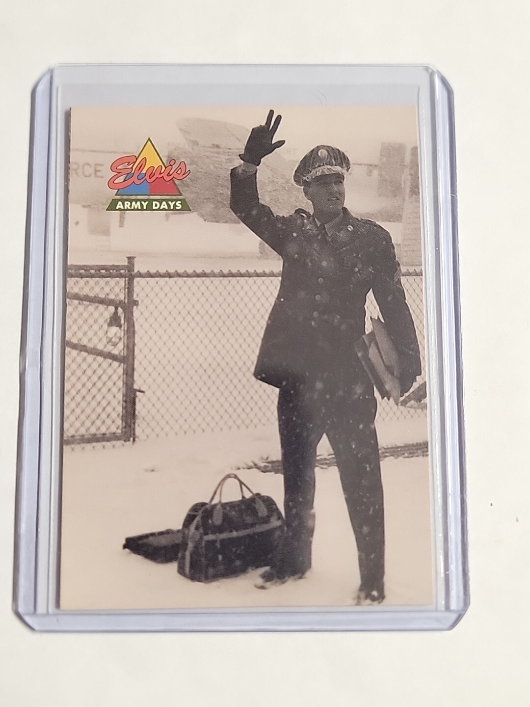 Jb100c Elvis Presley Collection 1992 #67 Army Days In Uniform Germany Snow 1960