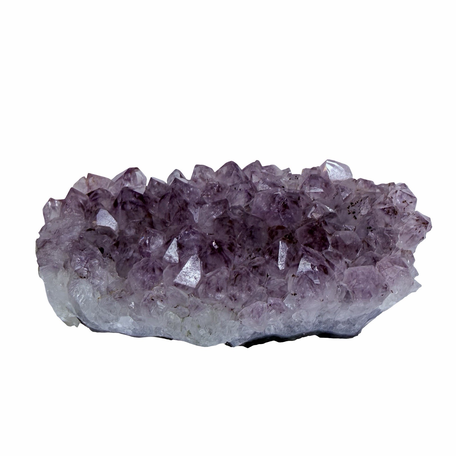 277g Brazil DEEP PURPLE AMETHYST DRUZY CRYSTAL CLUSTER BIG FOCAL BEAD geode v73