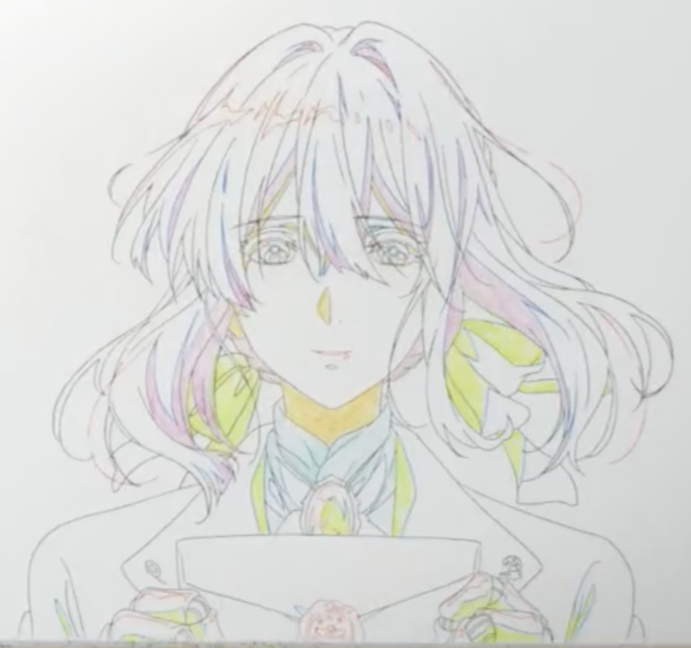 Kyoto Animation VIOLET EVERGARDEN Staff Hand-drawn Douga Genga Art Set RARE JP