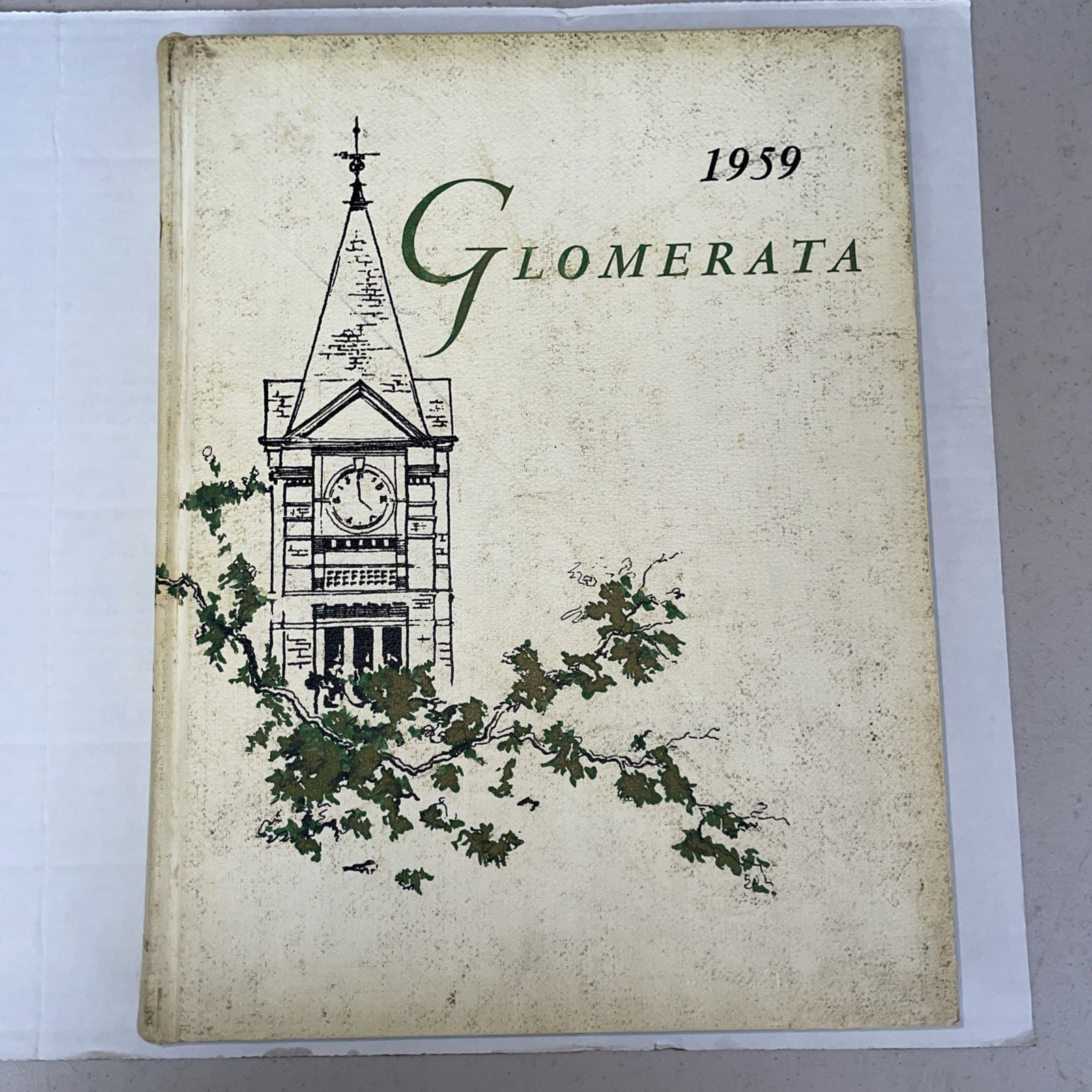 1959 Auburn Alabama University Yearbook- Glomerata, Undefeated Football Team 1959 Auburn Alabama University Yearbook- Glomerata, Undefeated Football Team