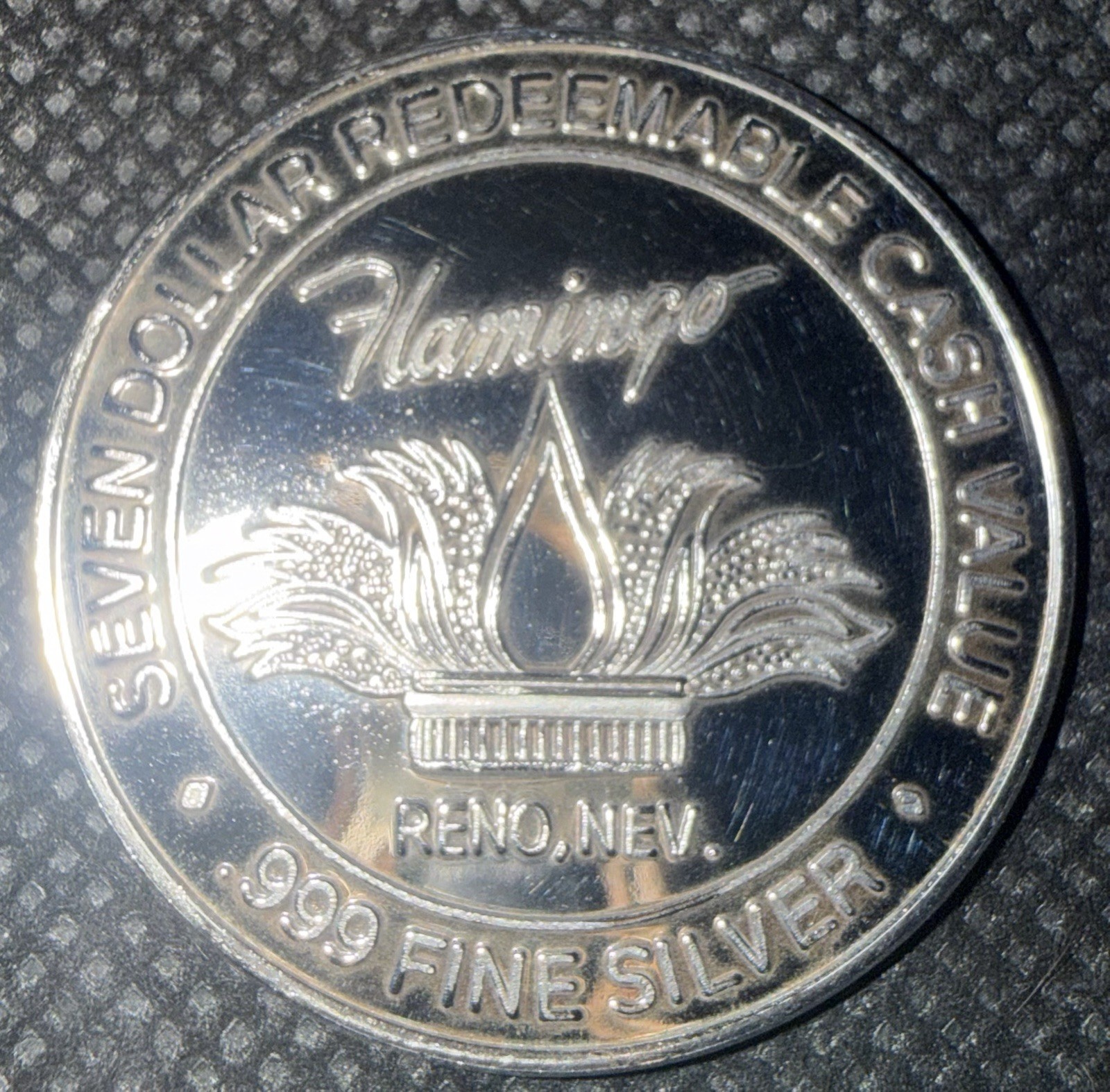 ⭐️Flamingo Hilton Hotel & Casino Limited Edition 3/4 Oz 99.99% Pure Silver Coin