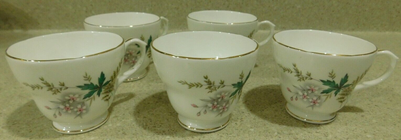 Vintage Duchess Bone China England Louise 364 Coffee Tea Cup Set Of 5 . Vintage Duchess Bone China England Louise 364 Coffee Tea Cup Set Of 5 .