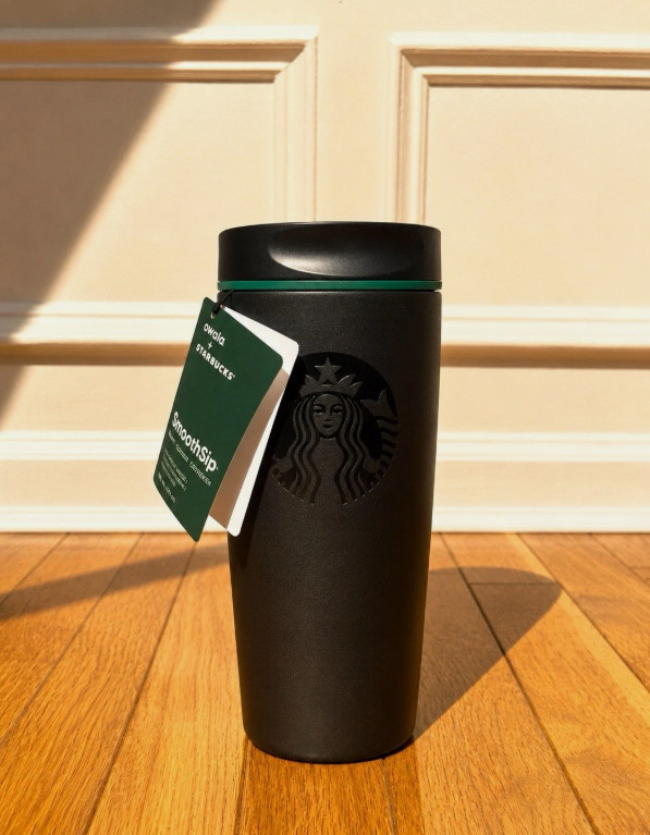 Starbucks x Owala 2026 Black/White Collection Limited Edition 20oz Smoothsip NEW