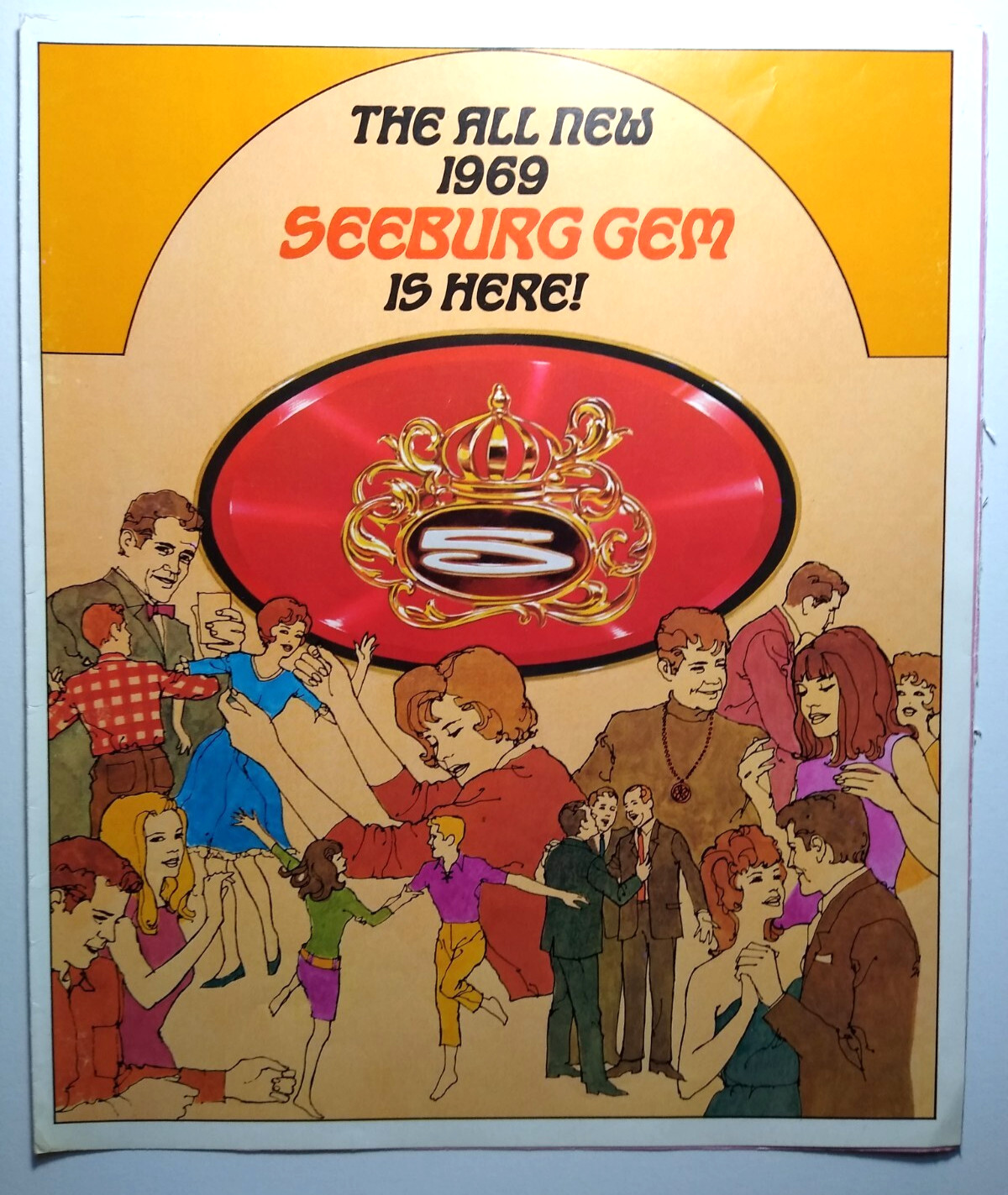 Seeburg LS2 Gem Jukebox Flyer NOT COMPLETE Original Phonograph Music 1969