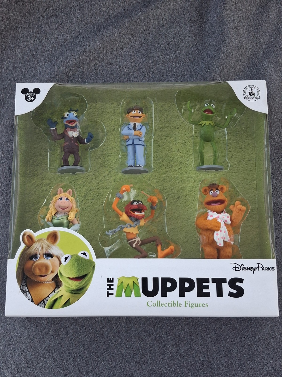 Disney Parks The Muppets Collectible Figures Set Sealed Kermit Miss Piggy Walter