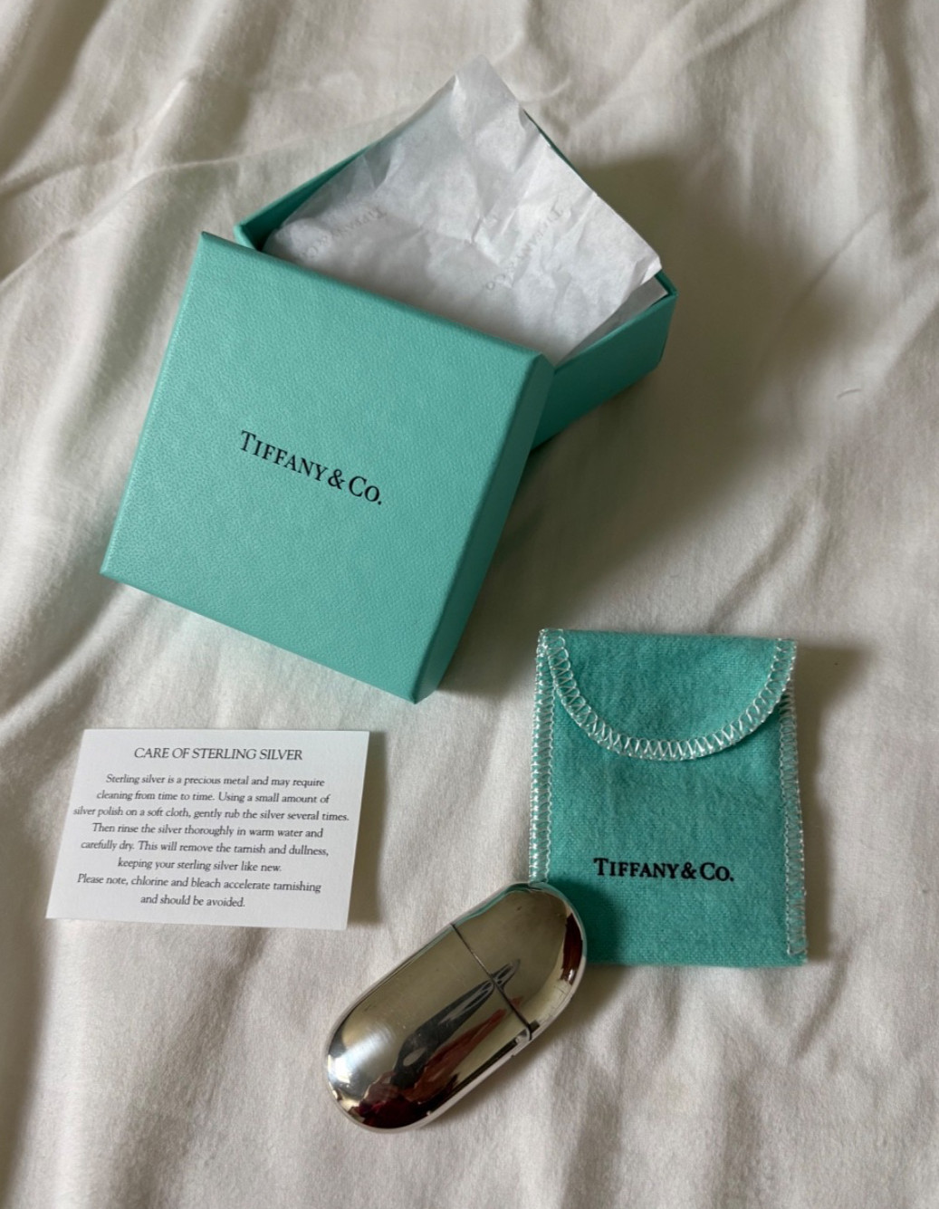 Tiffany & Co. Elsa Peretti Sterling Silver 925 Lighter