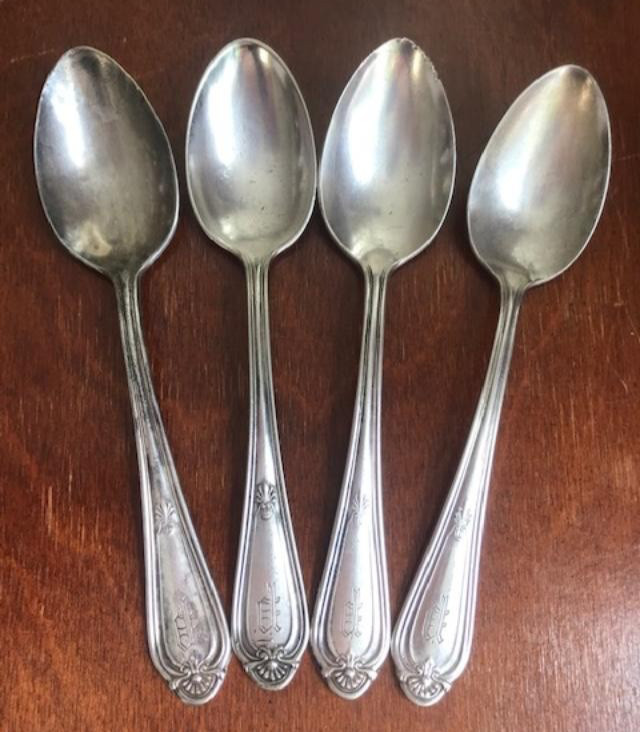 Vintage Palmer House Hotel Silver Spoons