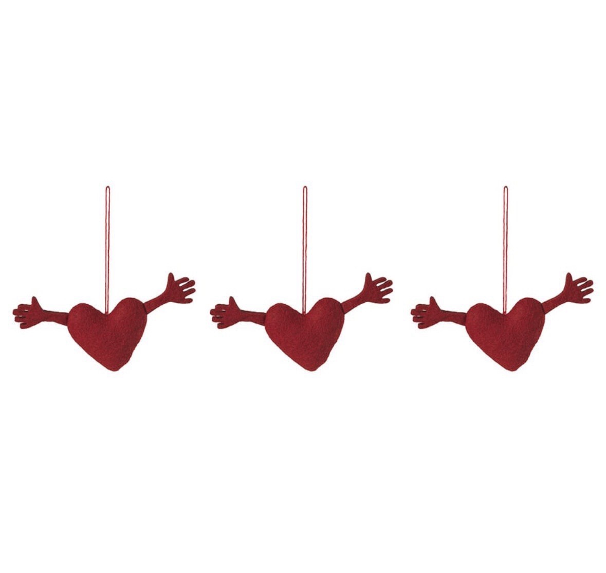 Vinterfint IKEA Heart Shaped Ornaments  For Christmas Tree Or Valentine’s Day ❤️