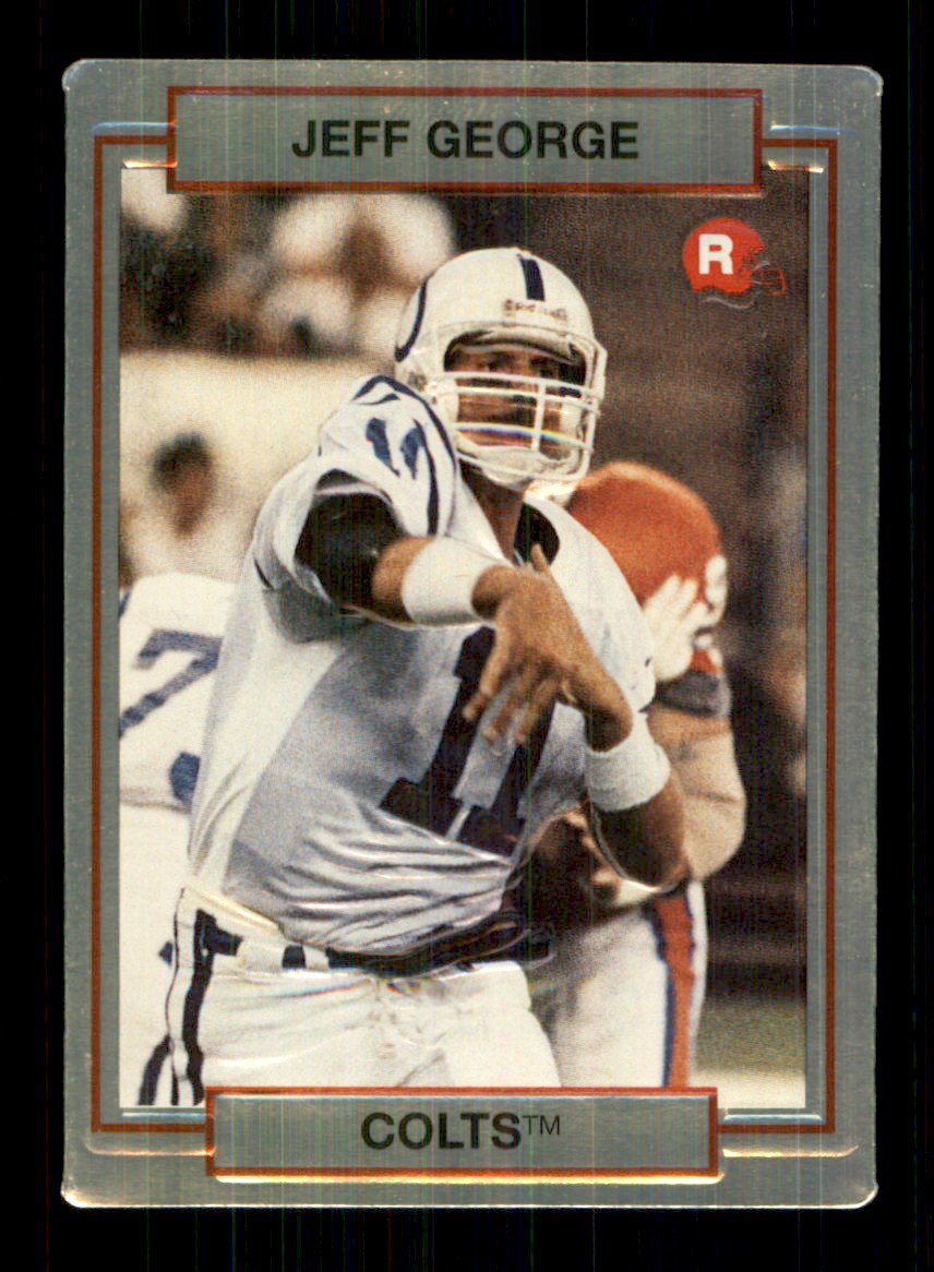1990 Hi-Pro Mktg. Jeff George Rookie RC Colts #1
