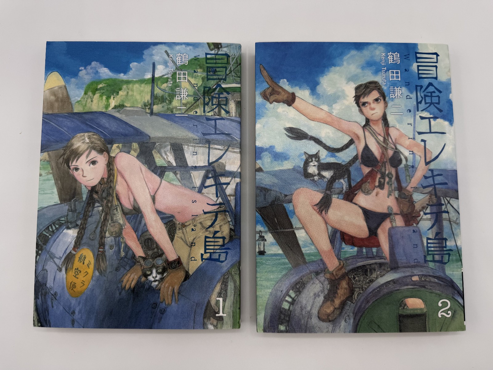 OOP Wandering Island Manga Set Kenji Tsuruta Emanon Volume 1 and 2 Dark Horse