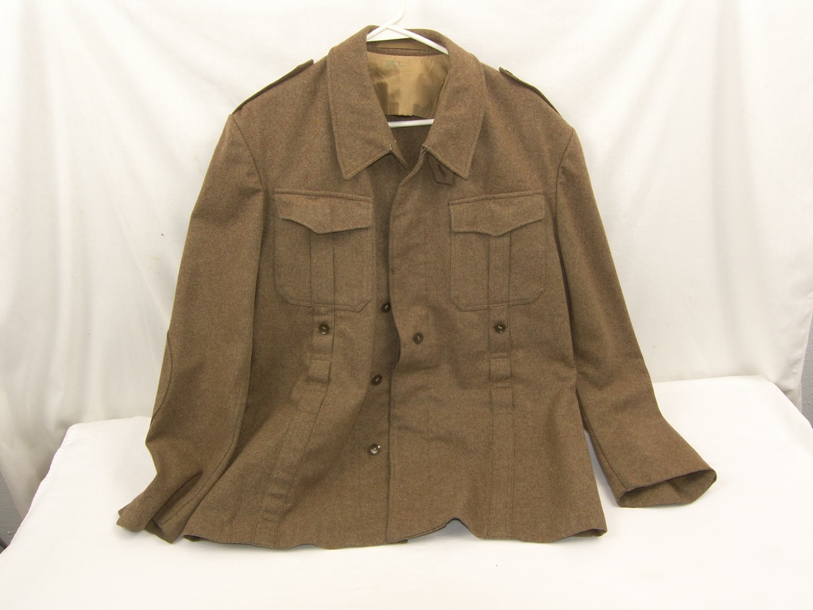 West German Cold War Military Wool Field Jacket Olive Drab Bundeswehr Coat M/L