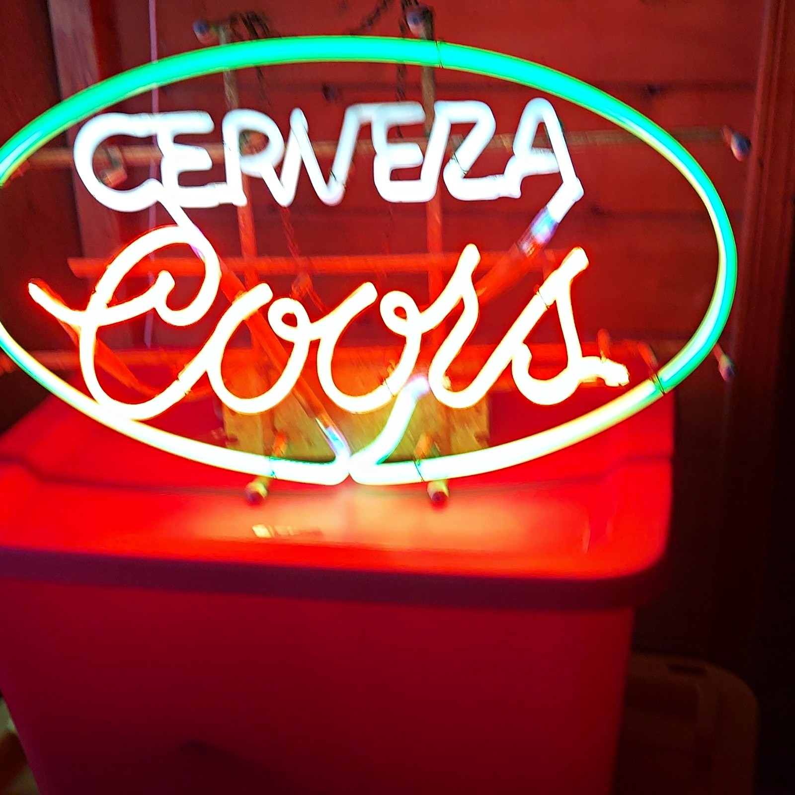 Coors Cerveza Neon Sign Light Illuminated Neon Style Breweriana Sign