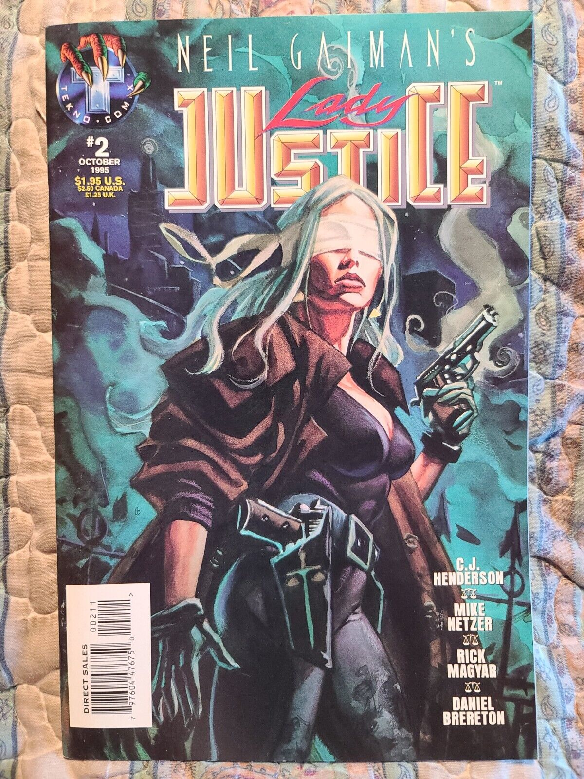 Cb8~comic book -lady justice- #2- 1995