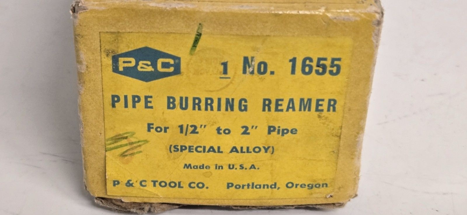 VTG P&C 1655 Spiral Fluted Burring Reamer For 1/2\ VTG P&C 1655 Spiral Fluted Burring Reamer For 1/2\