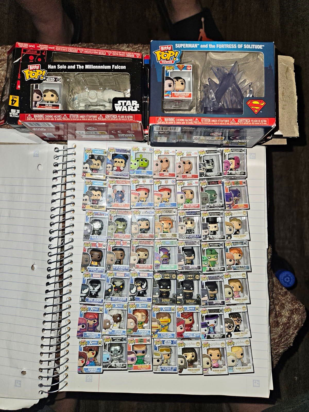 Funko BITTY Pop Mixed Lot Star Wars DC Disney Marvel Harry Potter and 2 in box Funko BITTY Pop Mixed Lot Star Wars DC Disney Marvel Harry Potter and 2 in box