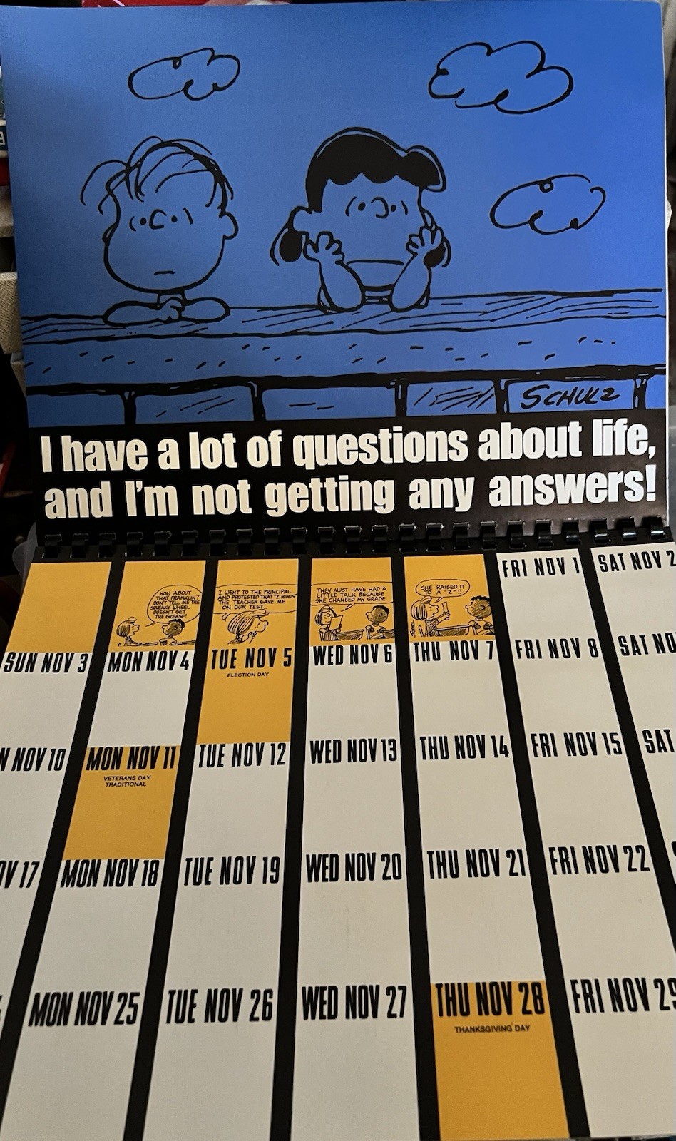 Vintage 1974 75 SNOOPY Woodstock Peanuts Date Book School Year CALENDAR & STICK Vintage 1974 75 SNOOPY Woodstock Peanuts Date Book School Year CALENDAR & STICK