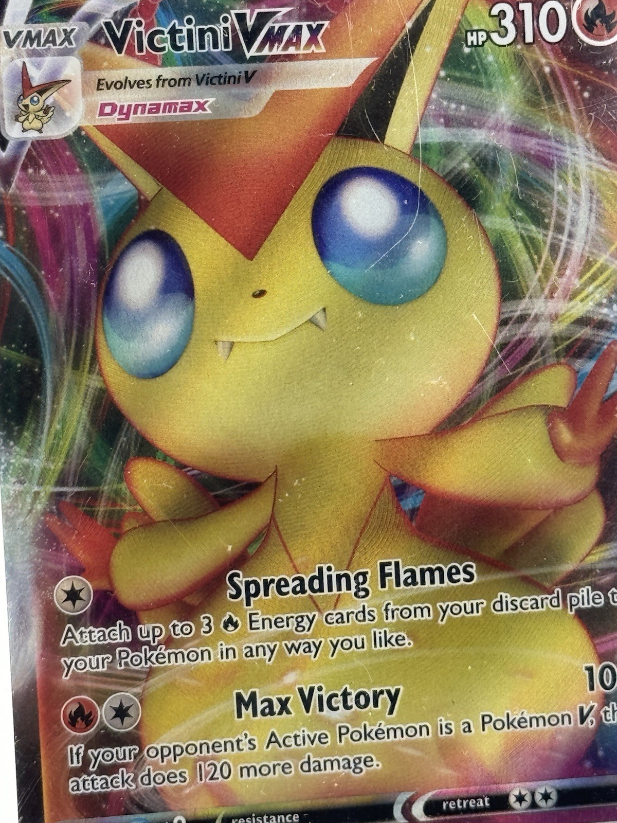 TCG 2021 Sword & Shield Battle Styles #22 Victini VMAX R 9.5 Gem Mint 022/161