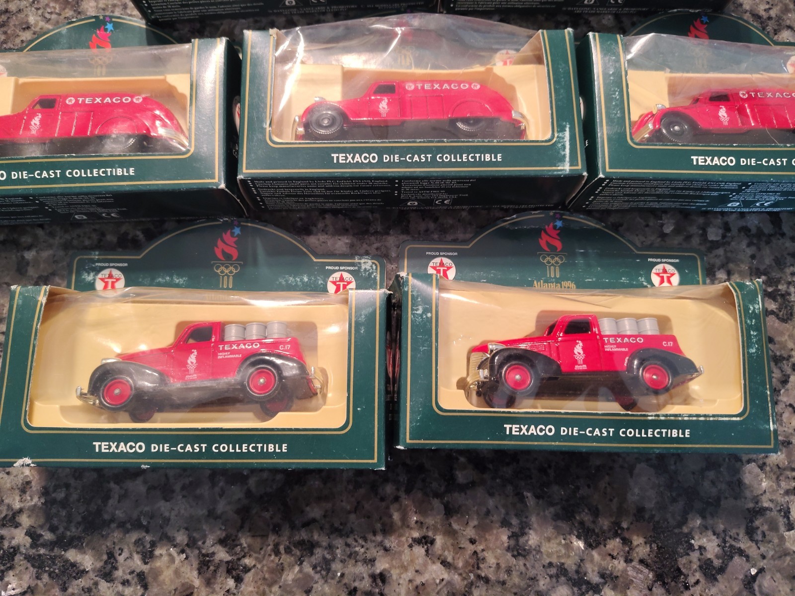 Texaco Die Cast Lot Of 9