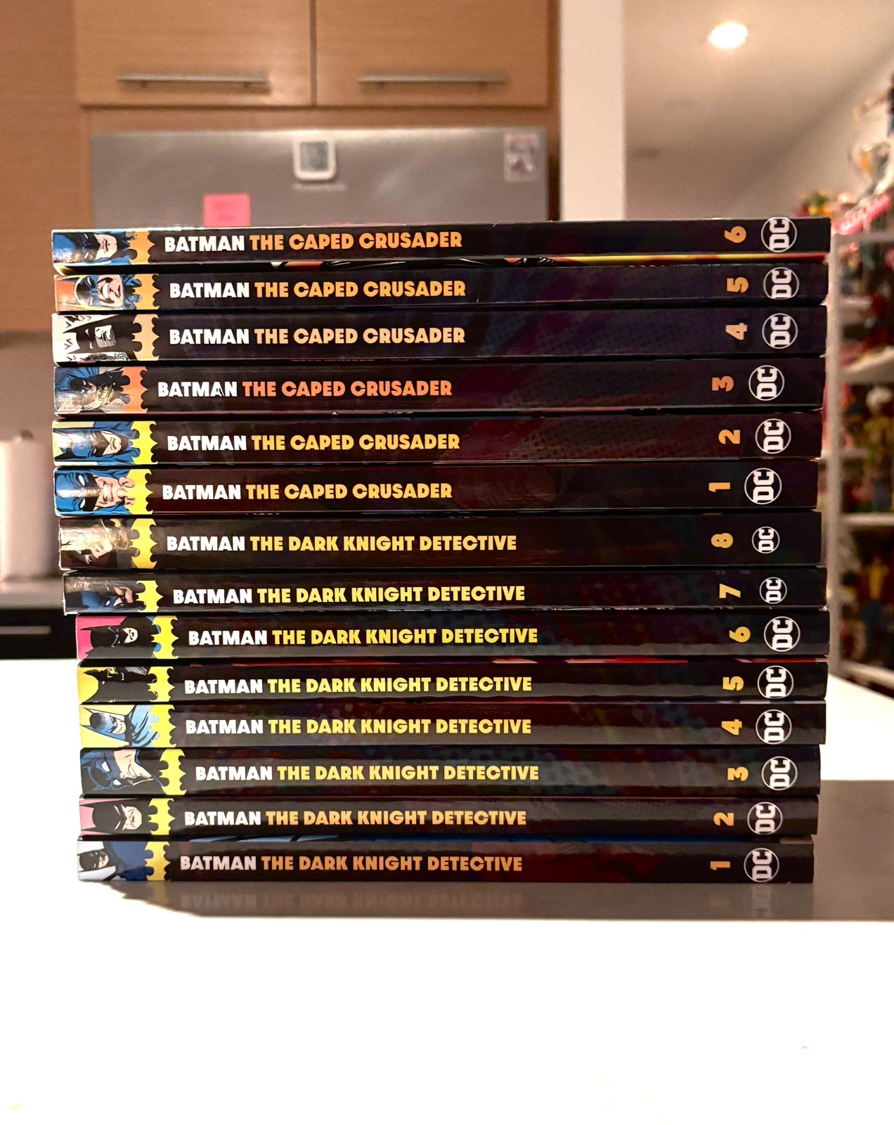 BATMAN Caped Crusader 1-6 + Dark Knight Detective 1-8 Full Set TPBs - RARE OOP