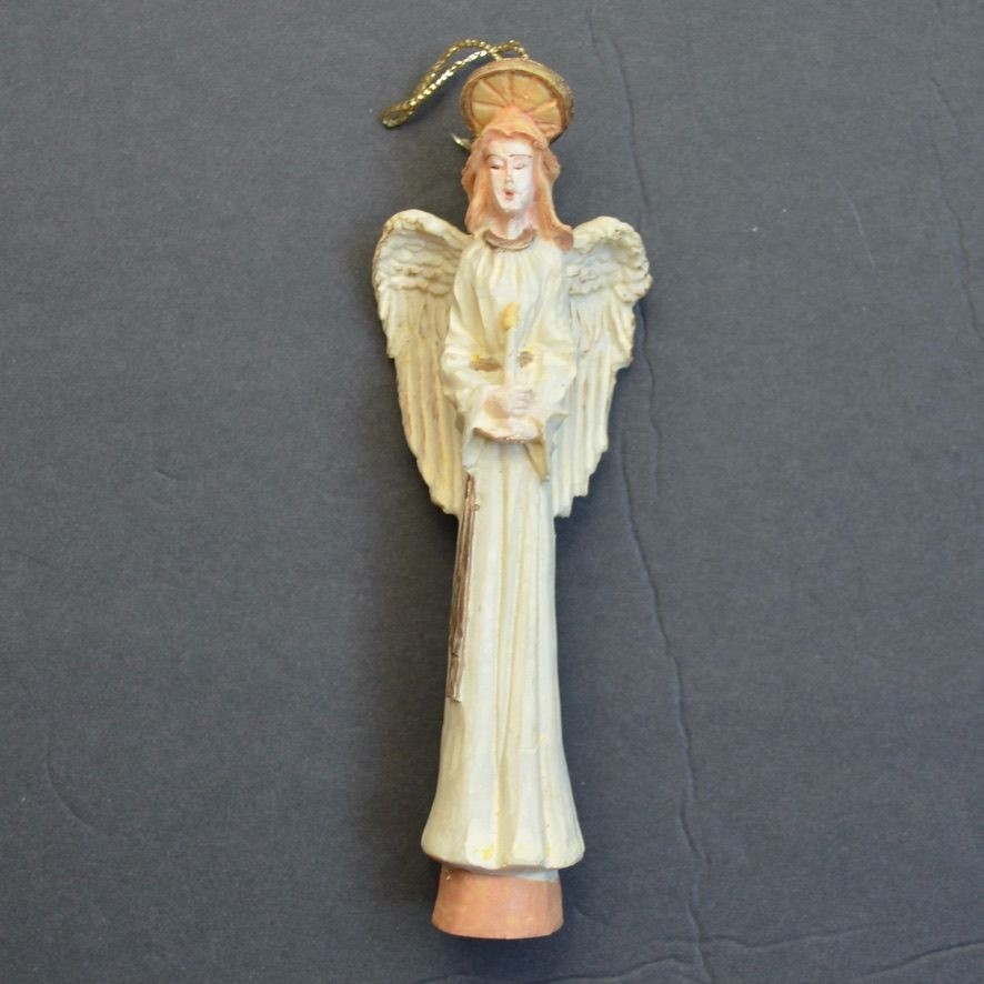 Angel Ornament Vintage Folk Style Tall 5.5\