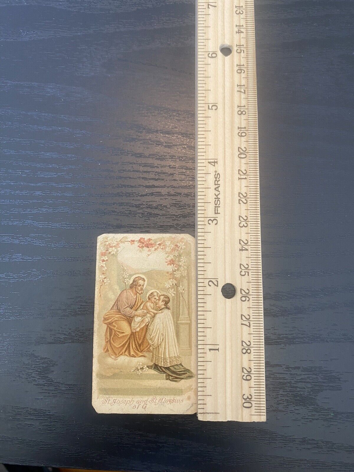 Antique Catholic Prayer Card Religious Collectible 1890\'s Holy Card. St.joe
