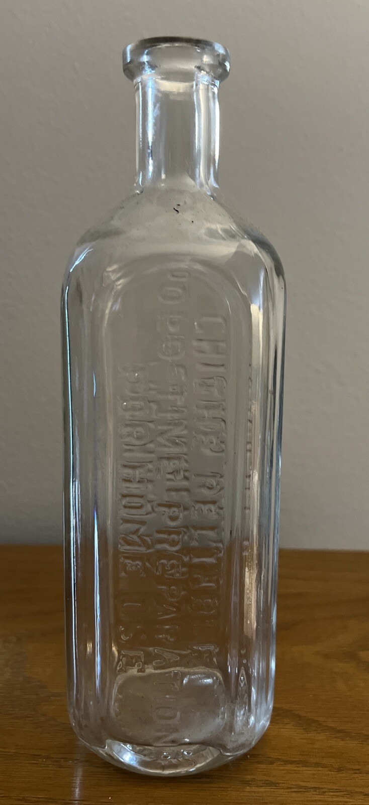 Vintage Medicine Bottle Dr. Peter Fahrney Sons apothecary old time cure Chicago