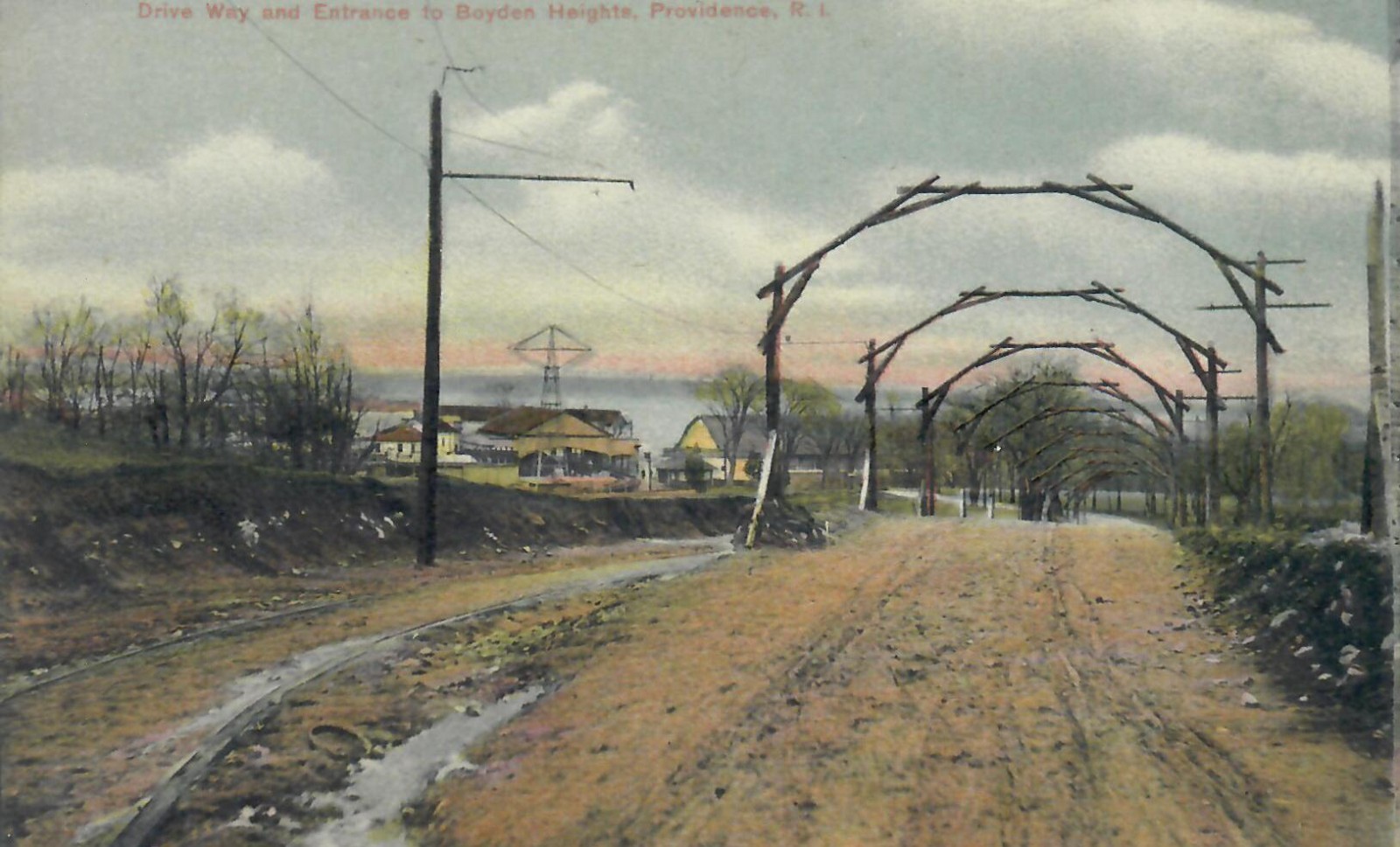 Driveway & Entrance to Boyden Heights Providence RI Rhode Island