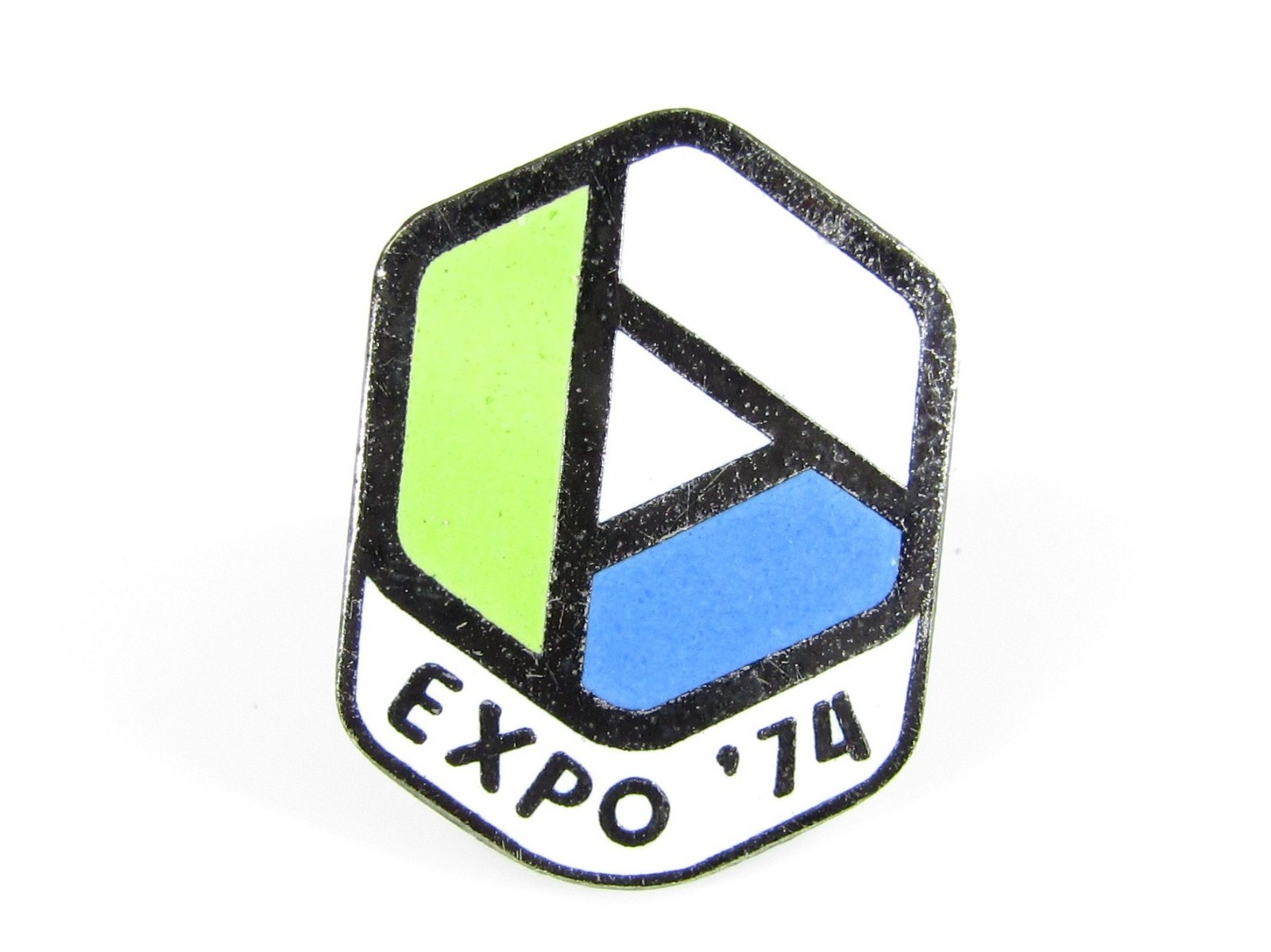 Vintage Expo \'74 Spokane World\'s Fair Souvenir Enamel Lapel Pin Mobius Strip Vintage Expo \'74 Spokane World\'s Fair Souvenir Enamel Lapel Pin Mobius Strip