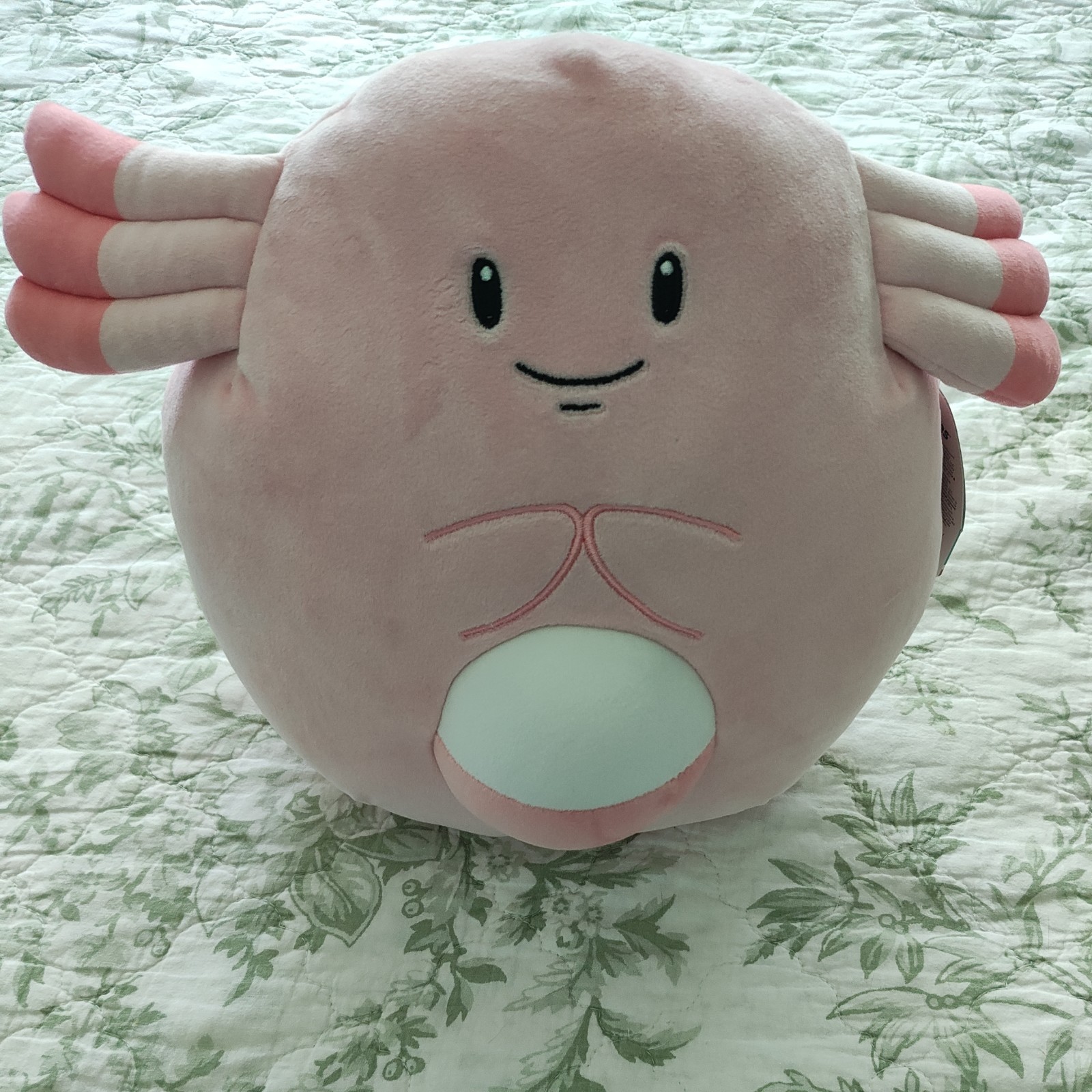 Squishmallows 10“ Pokémon Chansey Stuffed Animal Plush Pink & White Axolotl