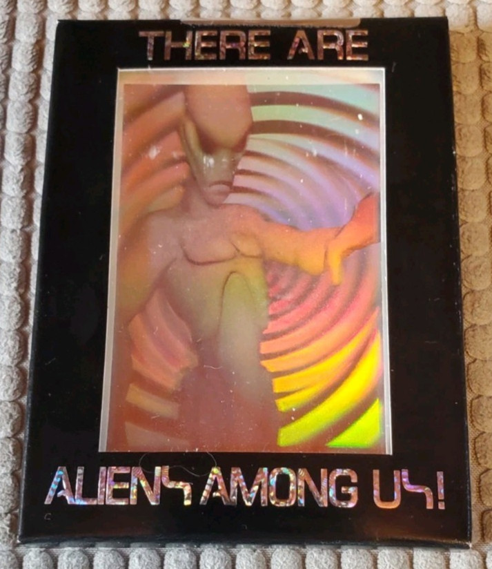 Vtg 90’s There Are Aliens Among Hologram Set Fantasma Trading Cards Disclosure