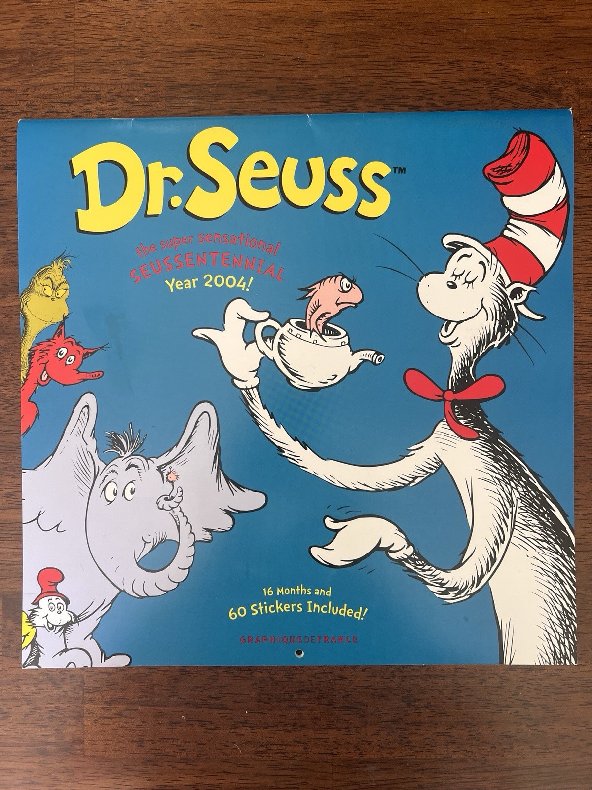 Dr Seuss 2004 16 Month Calendar The Cat in the Hat - Opened / Never used