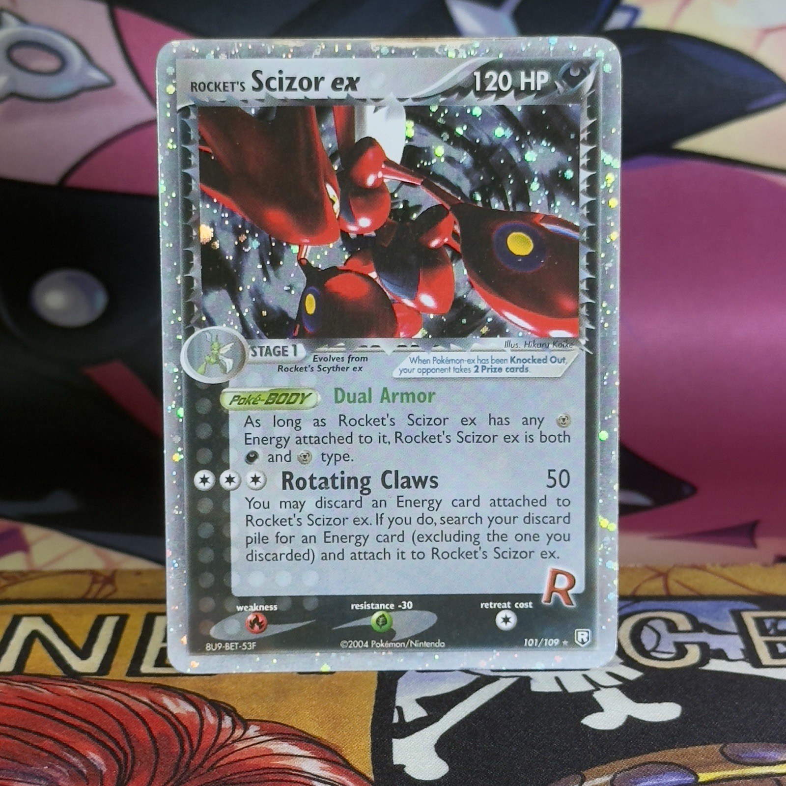 Scizor Ex 101/109 Team Rocket Pokemon Holo HP Scizor Ex 101/109 Team Rocket Pokemon Holo HP