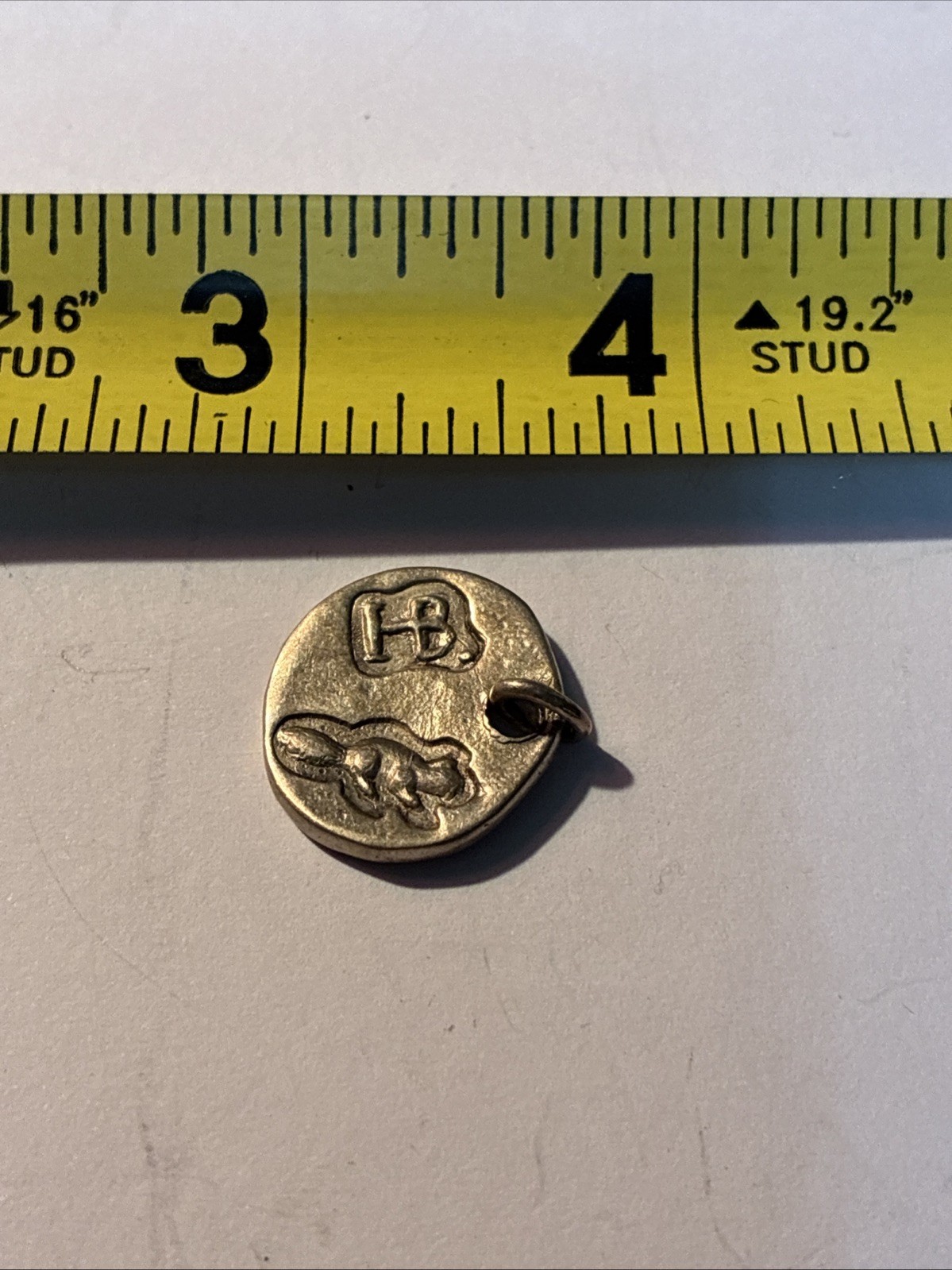 Hudson Bay Trade Silver 1 Beaver Pendant Stamped Hudson Bay Trade Silver 1 Beaver Pendant Stamped