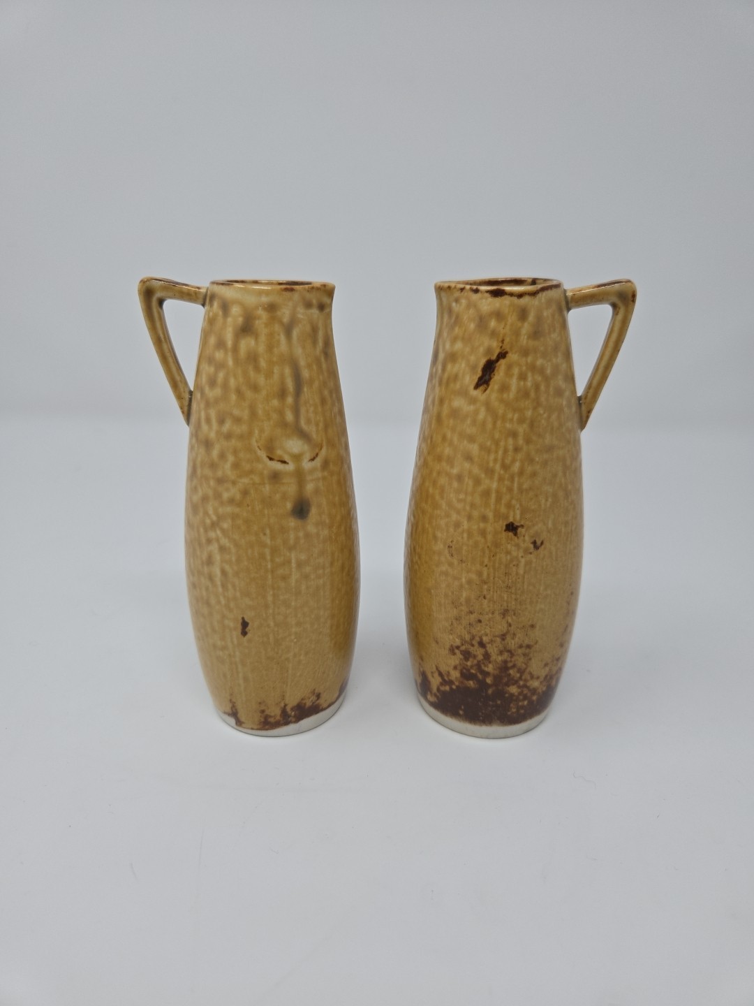 Set Of 2 Vintage CDGC Japanese Imports Hand Painted Mini Pitchers