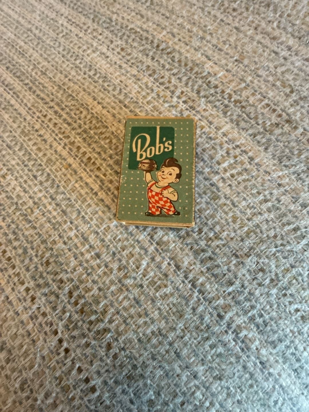 Vintage Bob\'s Big Boy Restaurant Matchbox
