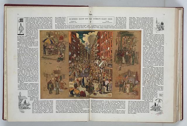 New York NY 1914 Summer Days on the East Side Street Vendors Tenements