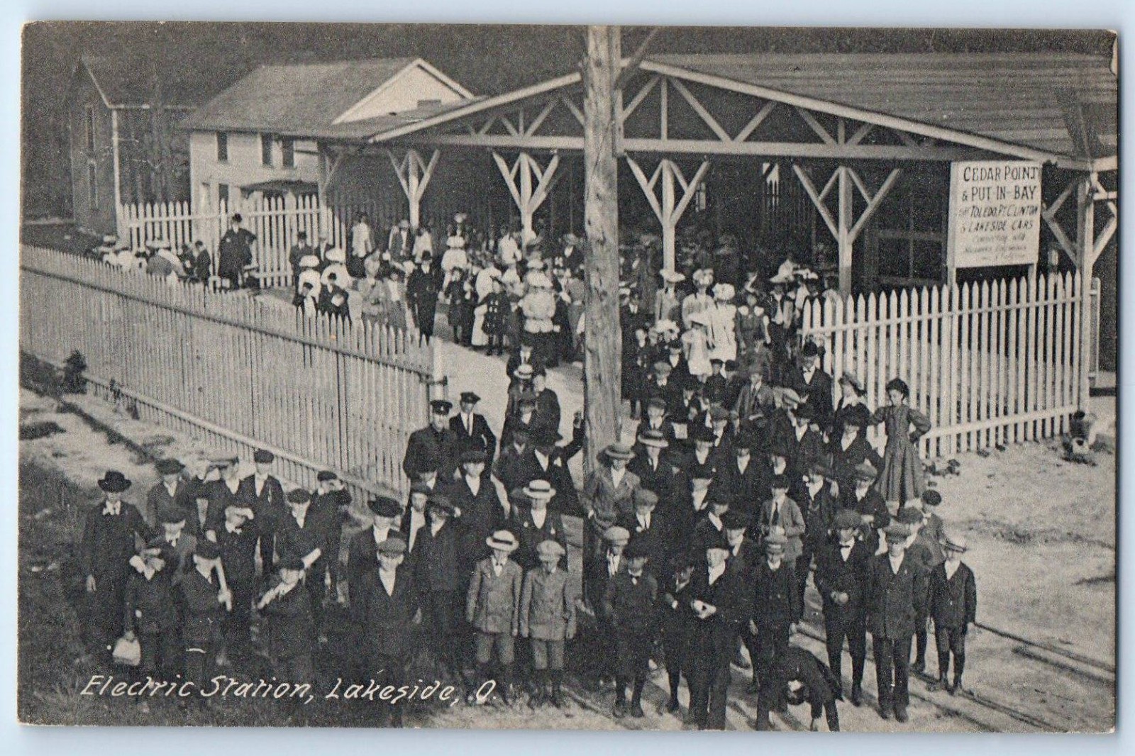 c1910\'s Electric Station Lakeside Ohio OH Cedar Point Antique Unposted Postcard c1910\'s Electric Station Lakeside Ohio OH Cedar Point Antique Unposted Postcard