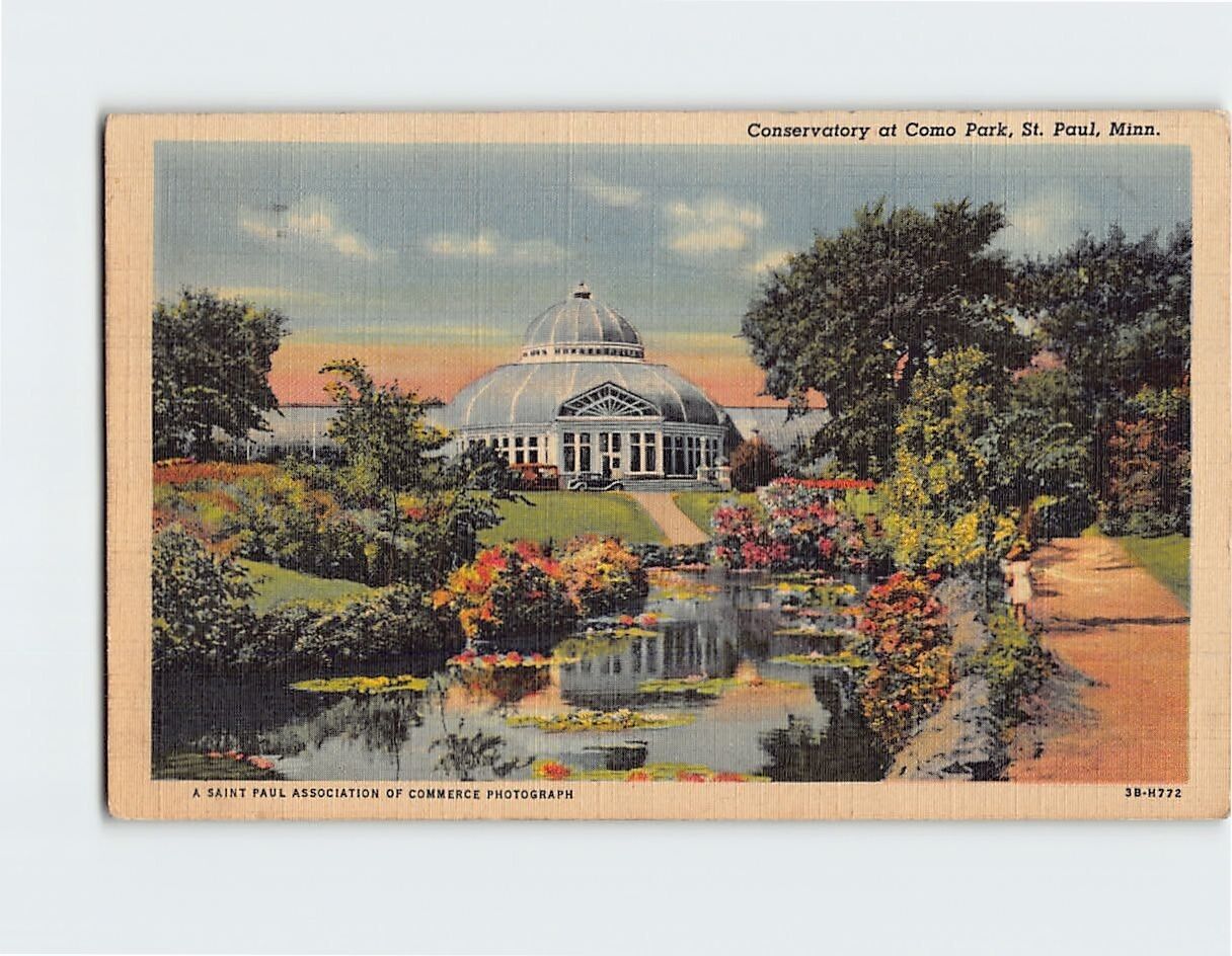 Postcard Conservatory at Como Park, St. Paul, Minnesota