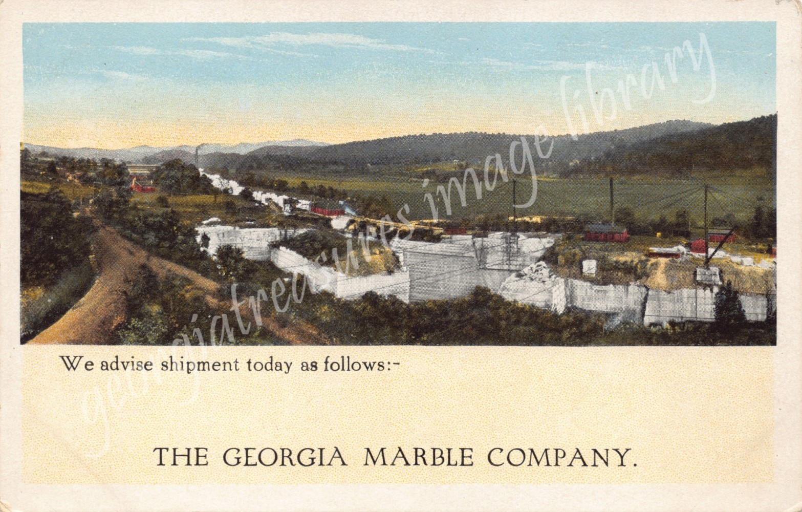 GA~GEORGIA~TATE~PLANT OF THE GEORGIA MARBLE COMPANY~C.1920