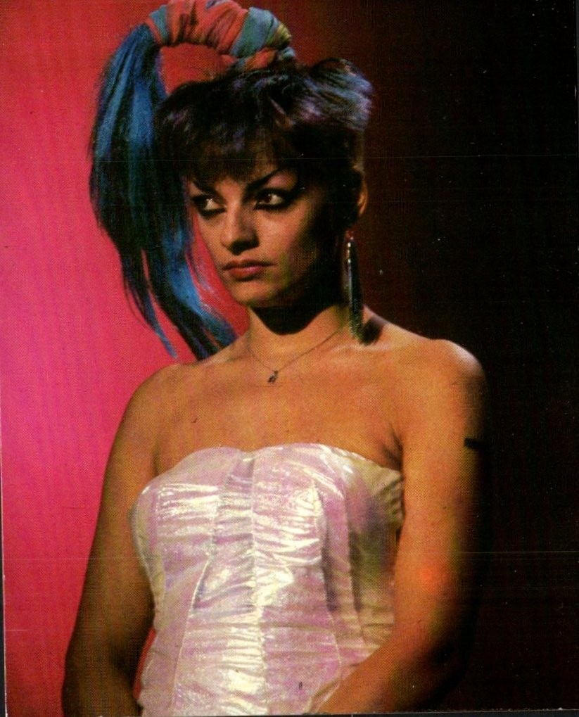 Nina Hagen Chanteurs No 8 - Singer Photo Postcard - Editions Nugeron 1980s